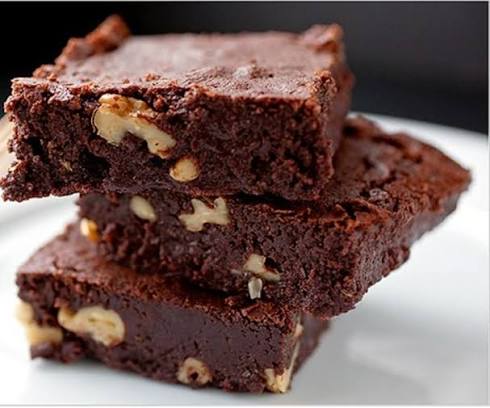 Brownie con Nueces y Fudge