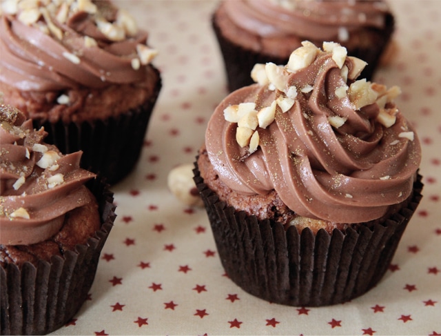 Cupcake de Chocolate y Avellanas